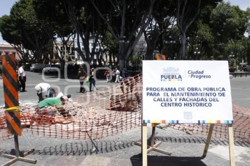 MANTENIMIENTO CALLES Y FACHADAS DEL CENTRO