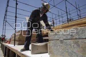 INICIA INSTALACIÓN TEMPLETE DESFILE 5 DE MAYO