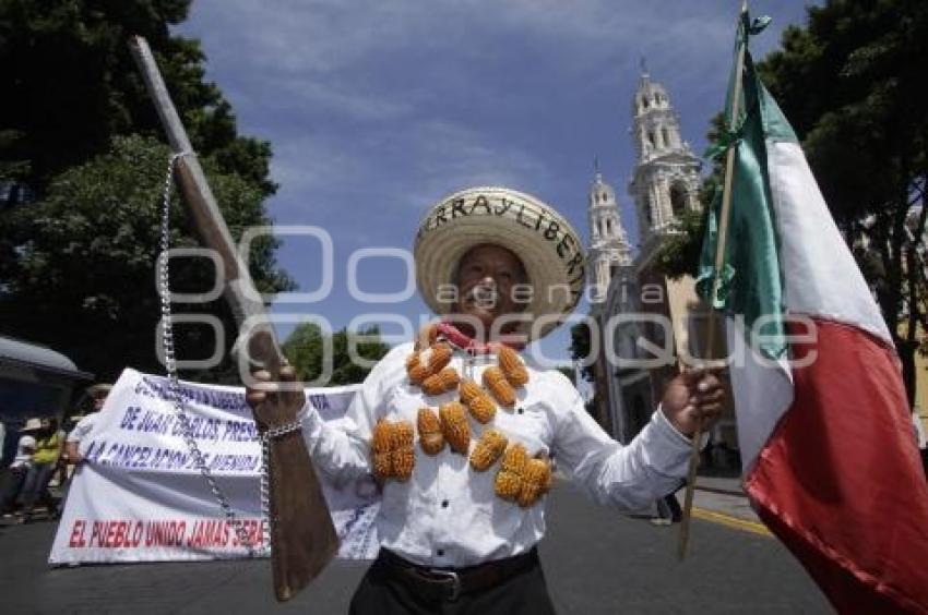 MANIFESTACIÓN CONTRA GASODUCTO