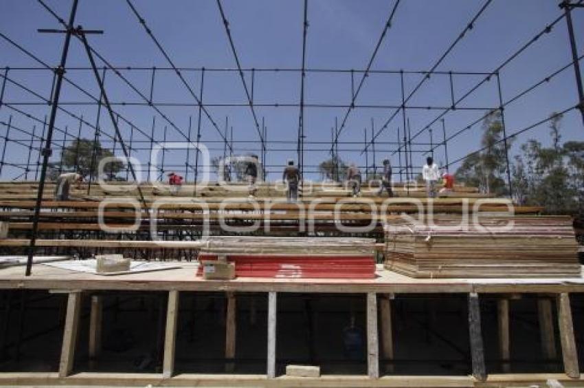 INICIA INSTALACIÓN TEMPLETE DESFILE 5 DE MAYO