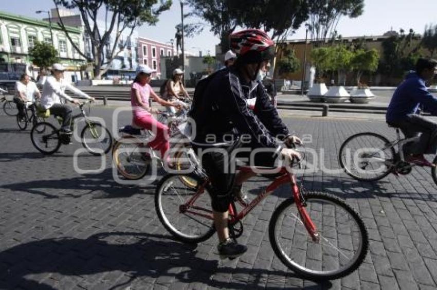 INICIA BICITOUR EN EL CENTRO DE LA CIUDAD