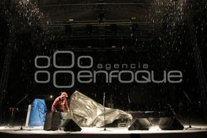 SUSPENDE LLUVIA CONCIERTO FORO ARTÍSTICO