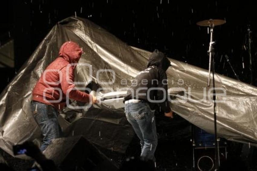 SUSPENDE LLUVIA CONCIERTO FORO ARTÍSTICO