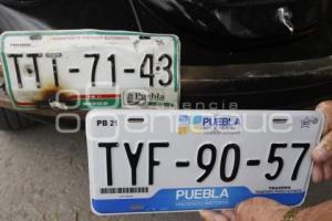 TRÁMITE CANJE DE PLACAS