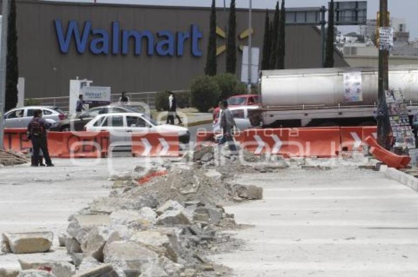 CIERRE CIRCUITO JUAN PABLO II POR OBRAS