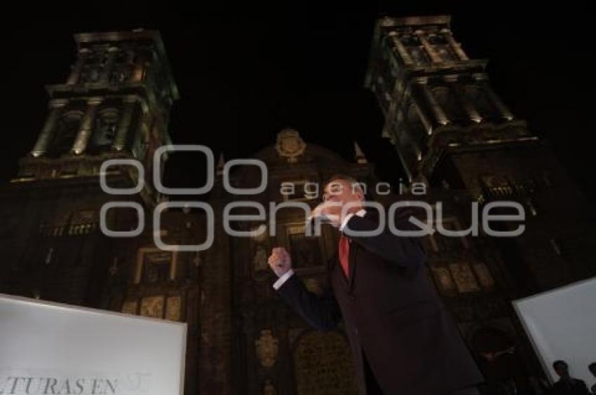 ESPECTÁCULO LUMÍNICO SONORO POR ANIVERSARIO DE PUEBLA