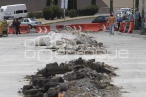 CIERRE CIRCUITO JUAN PABLO II POR OBRAS