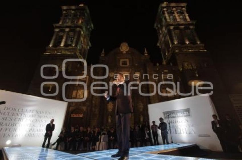 ESPECTÁCULO LUMÍNICO SONORO POR ANIVERSARIO DE PUEBLA