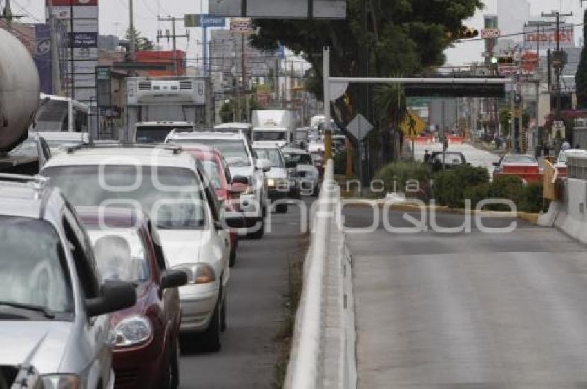 CIERRE CIRCUITO JUAN PABLO II POR OBRAS