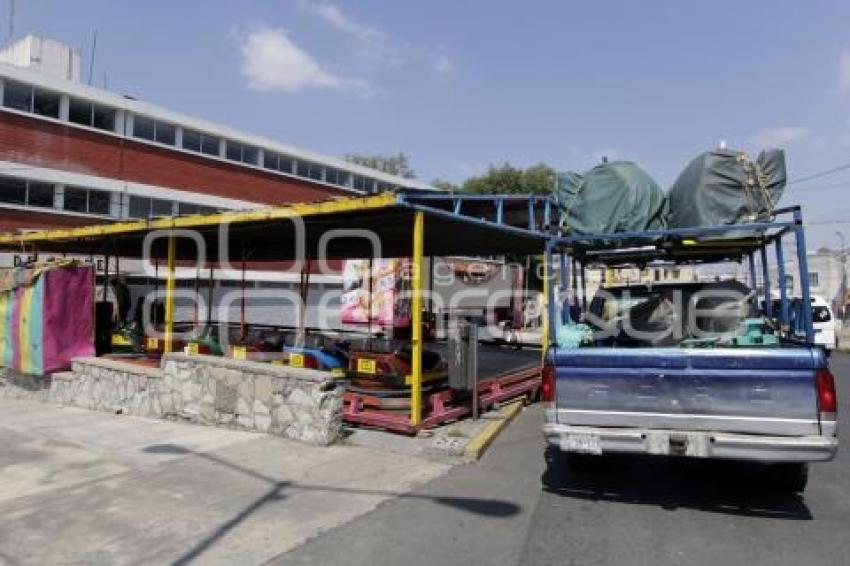 COLOCACIÓN DE PUESTOS EN EL CALVARIO