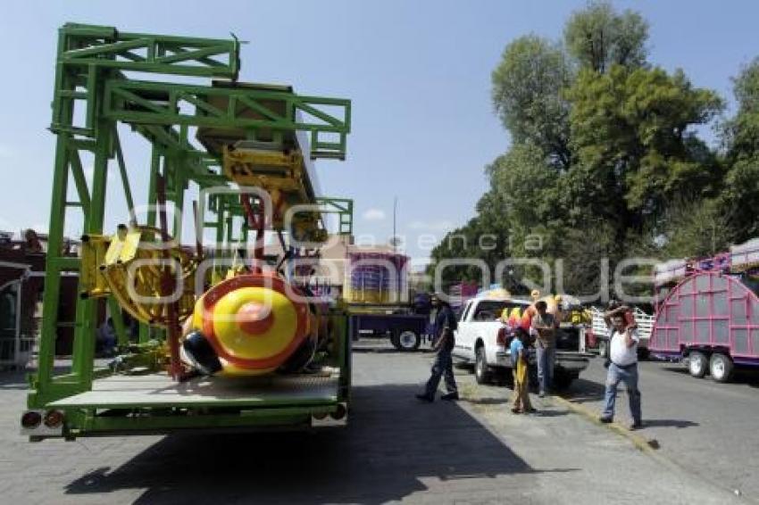 COLOCACIÓN DE PUESTOS EN EL CALVARIO