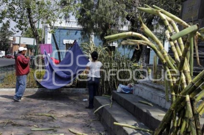 COLOCACIÓN DE PUESTOS EN EL CALVARIO