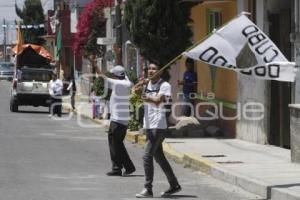 INICIAN CAMPAÑAS EN JUNTAS AUXILIARES