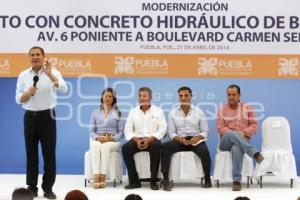 INAUGURACIÓN CONCRETO HIDRAULICO BOULEVARD NORTE