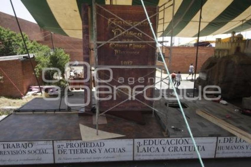 CONSTRUCCIÓN DE CARROS ALEGÓRICOS . 5 DE MAYO