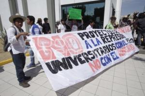 MANIFESTACIÓN ESTUDIANTES DE LA BUAP