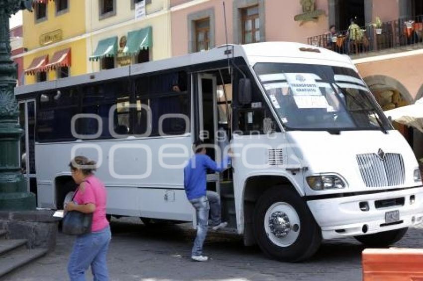 TRANSPORTE GRATUITO FERIA