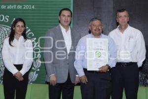 ENTREGA CERTIFICADO PROGRAMA AUDÍTORIA AMBIENTAL