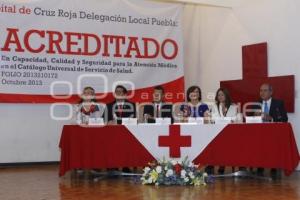 RECIBE CERTIFICACIÓN CRUZ ROJA PUEBLA