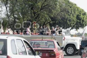 EL PAPA MÓVIL RECORRE PUEBLA
