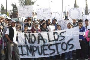 MANIFESTACIÓN POBLADORES DE CANOA