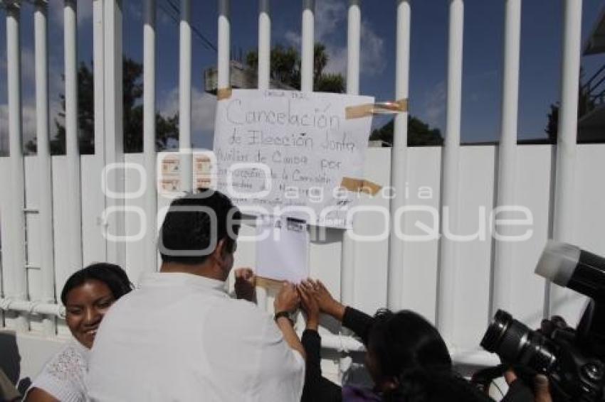 SUSPENDEN ELECCIONES CANOA