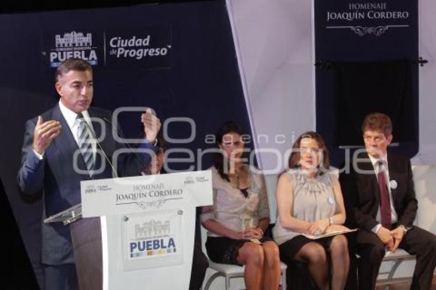 HOMENAJE POSTUMO A JOAQUIN CORDERO AYUNTAMIENTO DE PUEBLA