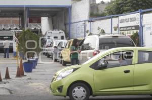LARGAS FILAS PARA VERIFICACIÓN VEHICULAR