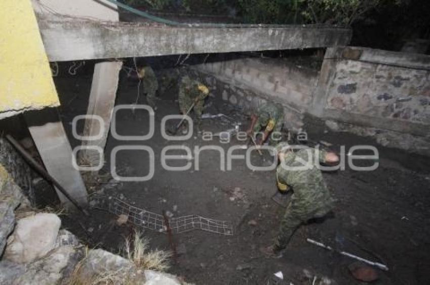 TROMBA EN HUEHUETLAN DOS MUERTOS Y DOS DESAPERECIDOS