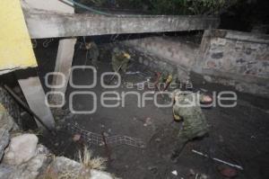TROMBA EN HUEHUETLAN DOS MUERTOS Y DOS DESAPERECIDOS