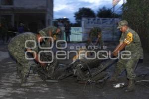 TROMBA EN HUEHUETLAN DOS MUERTOS Y DOS DESAPERECIDOS