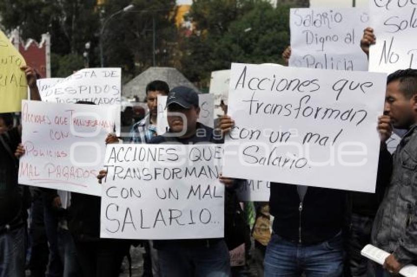 MANIFESTACIÓN DE POLICÍAS