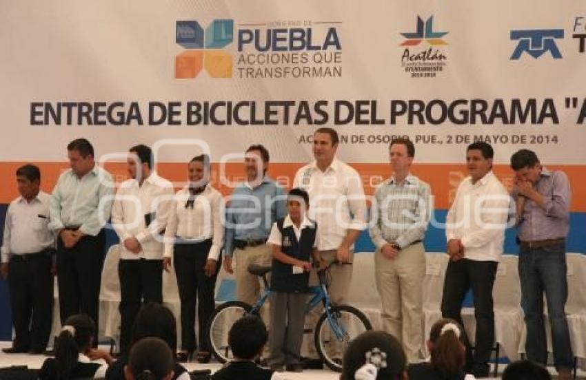 ENTREGA DE BICICLETAS. ACATLÁN DE OSORIO