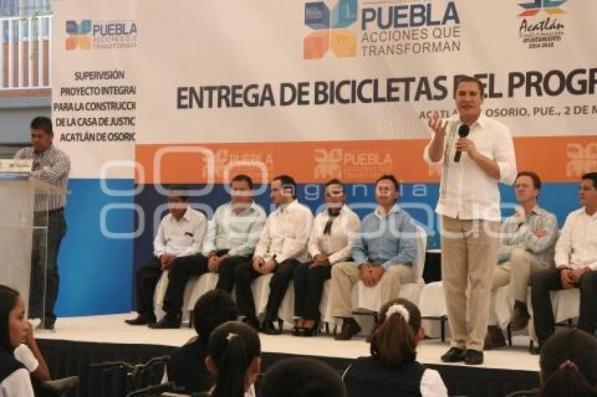 ENTREGA DE BICICLETAS. ACATLÁN DE OSORIO