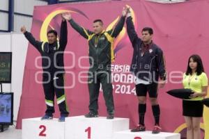 UNIVERSIADA NACIONAL. HALTEROFILIA