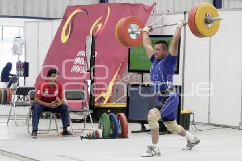 UNIVERSIADA NACIONAL. HALTEROFILIA
