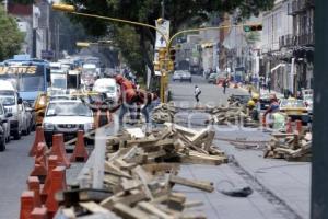 OBRA METROBÚS. 11 SUR