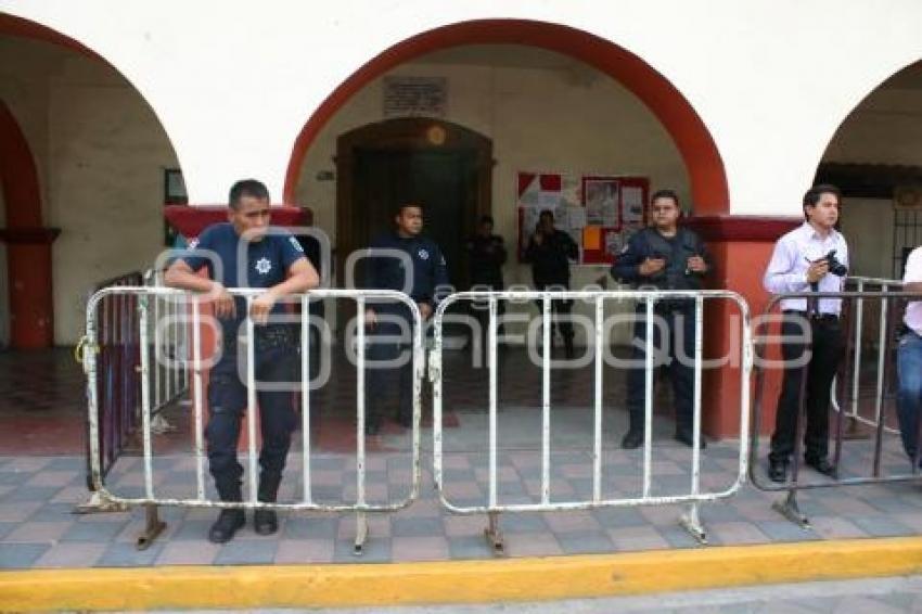 MANIFESTACIÓN EN HUEJOTZINGO