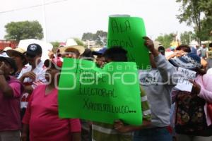 MANIFESTACIÓN EN HUEJOTZINGO