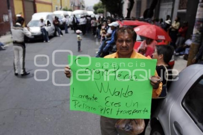 MANIFESTACIÓN TRANSPORTISTAS