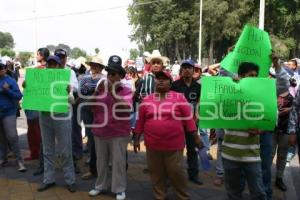 MANIFESTACIÓN EN HUEJOTZINGO