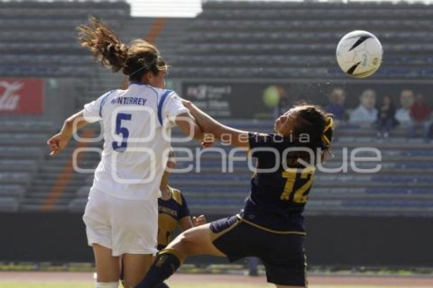 UNIVERSIADA NACIONAL . FÚTBOL FEMENIL ITESM VS UNAM