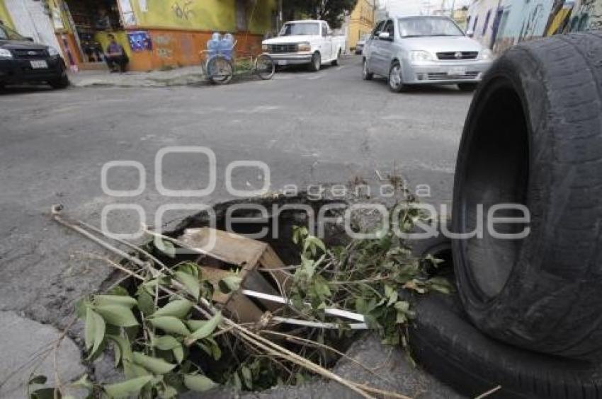 HUNDIMIENTO EN 9 SUR