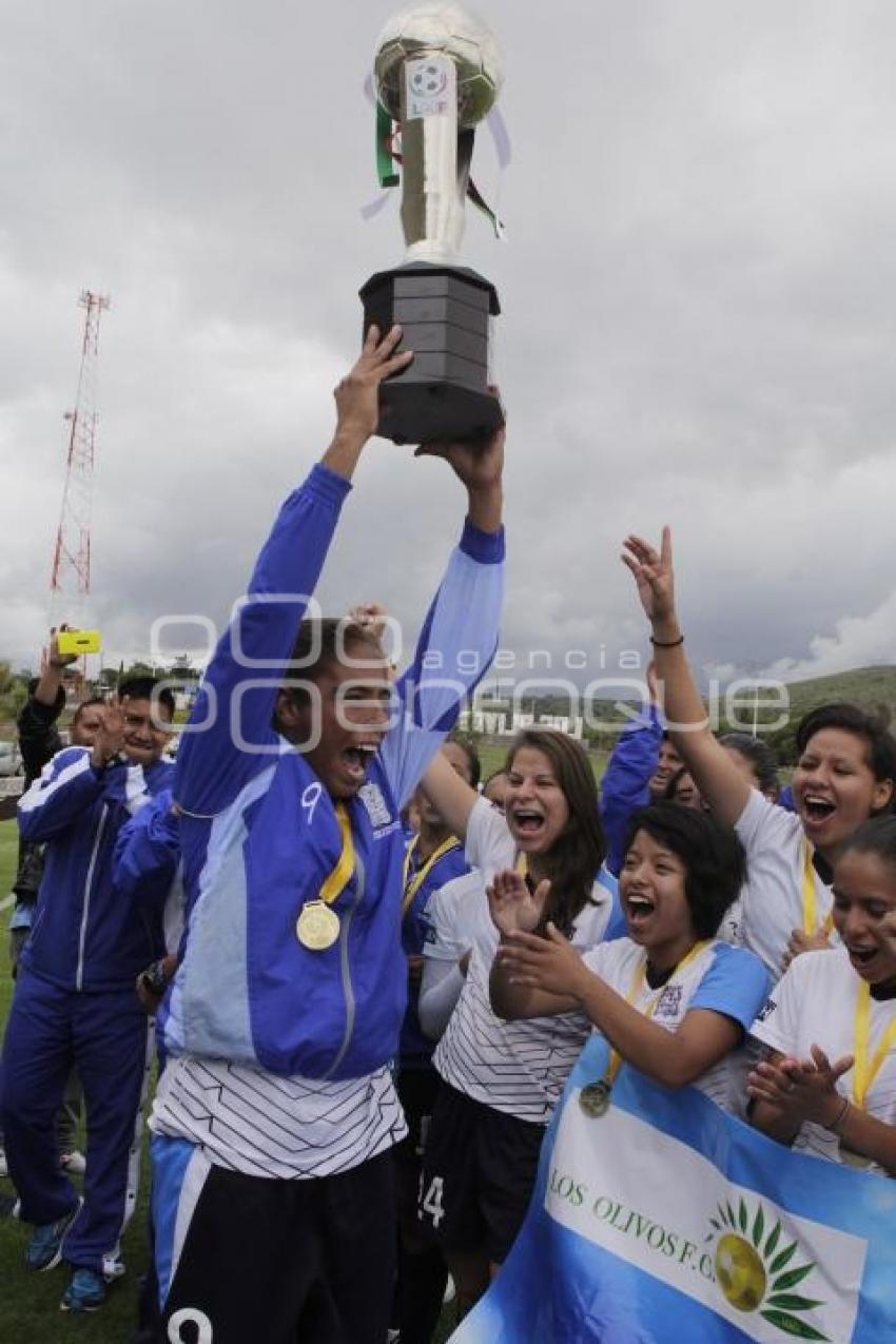 FUTBOL FEMENIL . CAMPEONATO