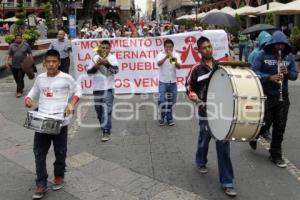 MANIFESTACIÓN EN EL ZÓCALO