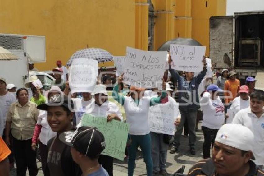 MANIFESTACIÓN . CHOLULA