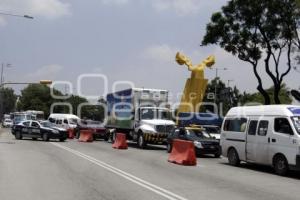 TRÁFICO POR OBRA EN BULEVAR 5 DE MAYO