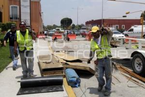 OBRA EN BULEVAR 5 DE MAYO