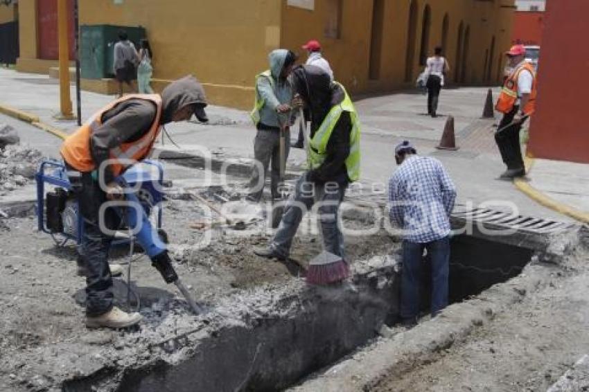 OBRA EN BULEVAR 5 DE MAYO