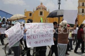 MANIFESTACIÓN . CHOLULA